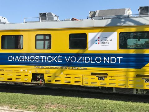 ŽSR put into operation a new diagnostic train. Financing was provided by SIH